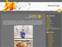 Tablet Screenshot of monstersnap.com